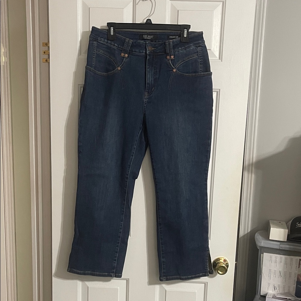 Judy Blue Dark Blue Straight Leg Jeans
